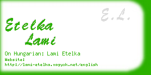 etelka lami business card